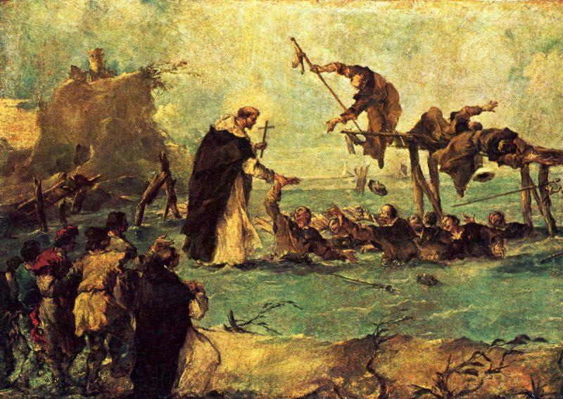 Francesco Guardi Miracle of a Dominicane Saint Germany oil painting art